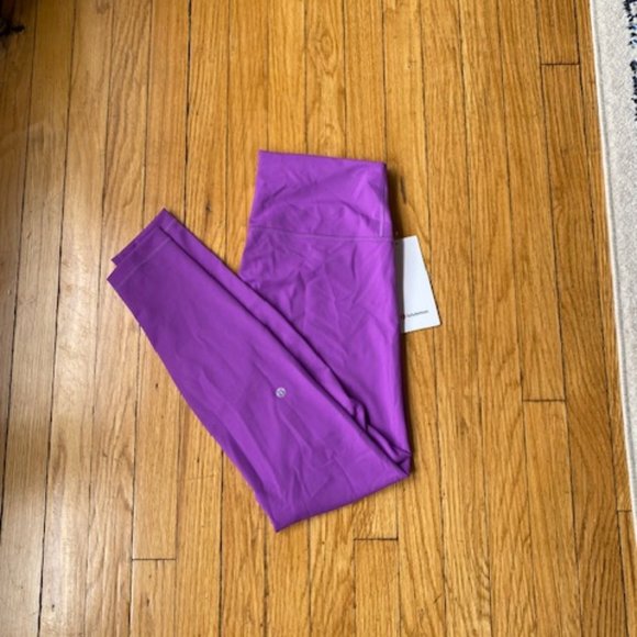 NWT Lululemon Wunder Train HR Tight 28" Moonlit Magenta - Picture 6 of 6